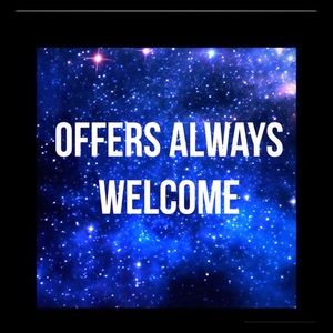 Pleased to accept reasonable offers